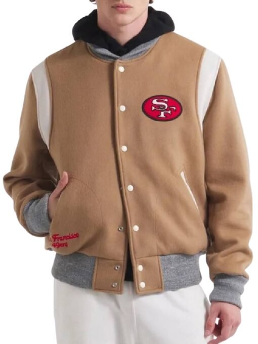 San Francisco 49ers Teddy Varsity Jacket