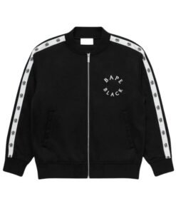 Bape Black Track Jacket