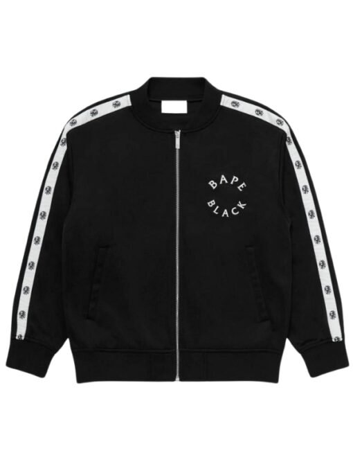 Bape Black Track Jacket