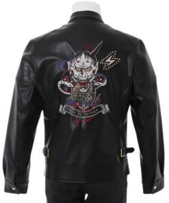Goro Majima Model Riding Black Jacket