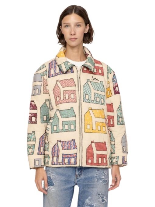 Amy Schumer NYC Concert Colorful Sea Jacket