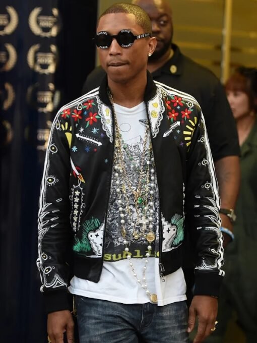 Pharrell Williams Adidas Embroidered Track Jacket