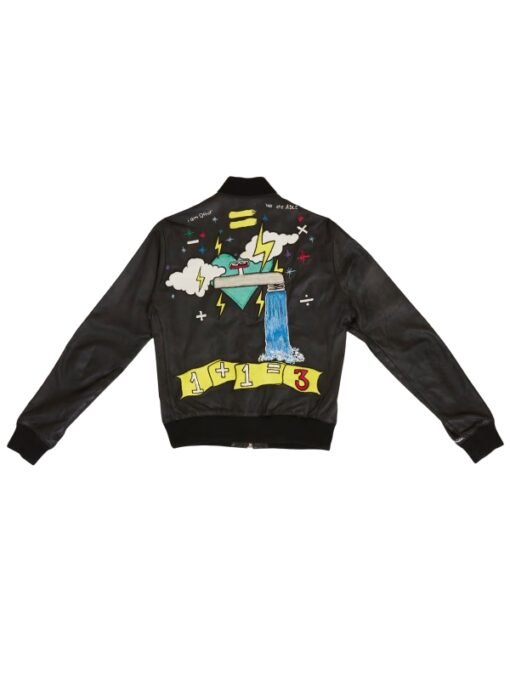 Pharrell Williams Adidas Embroidered Black Jacket