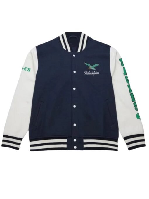 Dawn Staley Philadelphia Eagles Navy & White Jacket