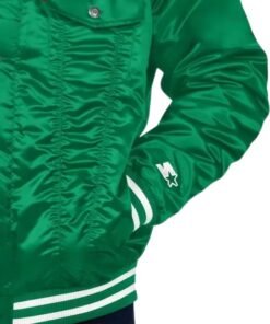 Philadelphia Eagles Trucker Green Satin Jacket