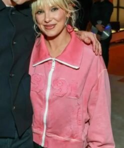 Afterparty Millie The Electric State Pink Jacket