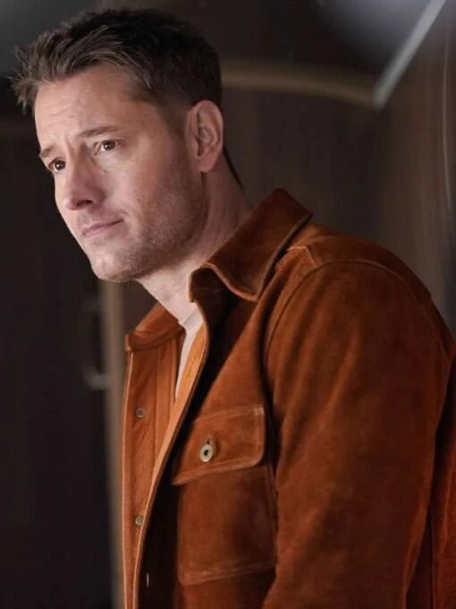 Justin Hartley Tracker 2025 Suede Leather Jacket