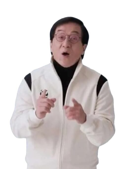 Jackie Chan Karate Kid Legends White Panda Jacket