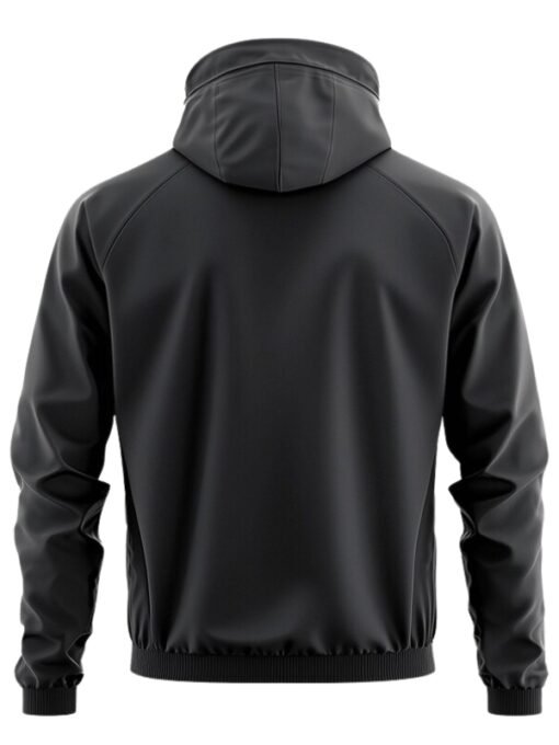 Mens Windbreaker Lightweight Rain Protection Black Jacket