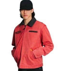 Sana Detroit Angel Workwear Red Jacket