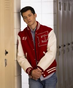 High School Musical EJ Red Varsity Jacket