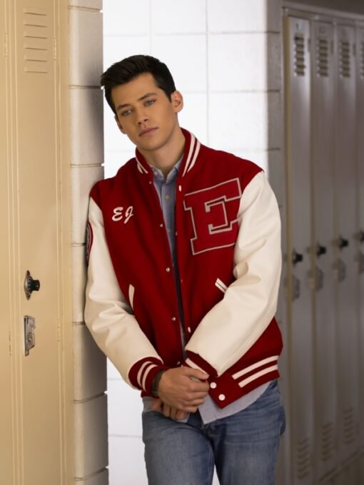 High School Musical EJ Red Varsity Jacket