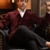 Mayflower Smoking Maroon Jacket