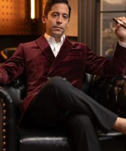 Mayflower Smoking Maroon Jacket