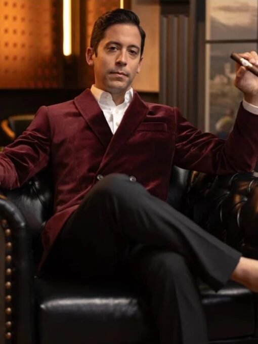 Mayflower Smoking Maroon Jacket