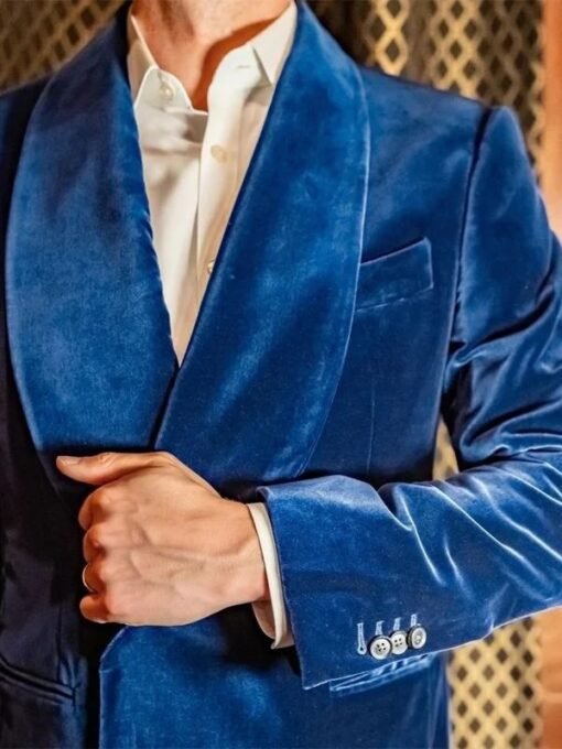Mayflower Smoking Velvet Blazer Jacket