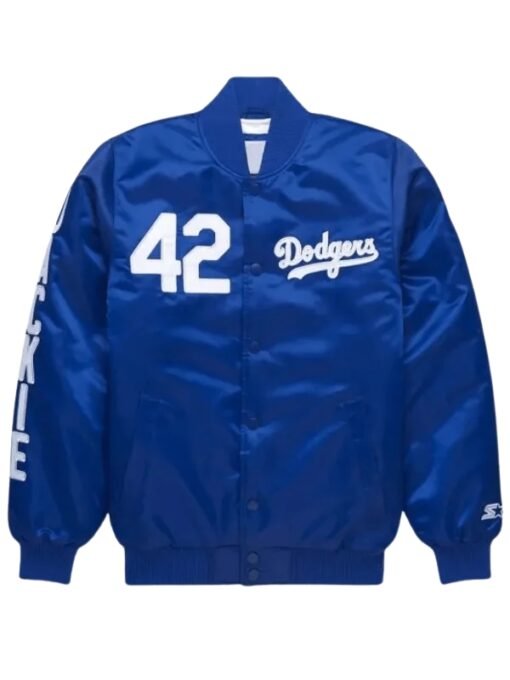 Dodgers 42 Jackie Satin Jacket