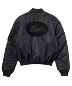 Lacoste Oversized Contrast Bomber Jacket