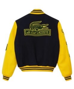 Lacoste Two-Tone Wool Bomber Jacket