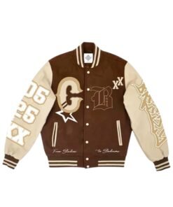 Chris MT Brown Varsity Jacket