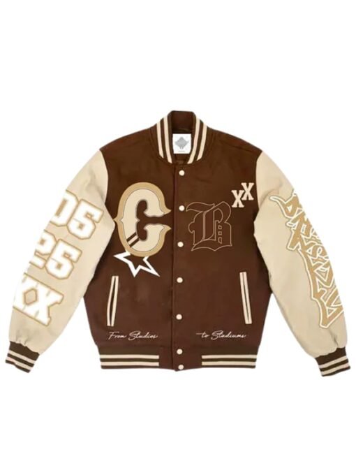 Chris MT Brown Varsity Jacket