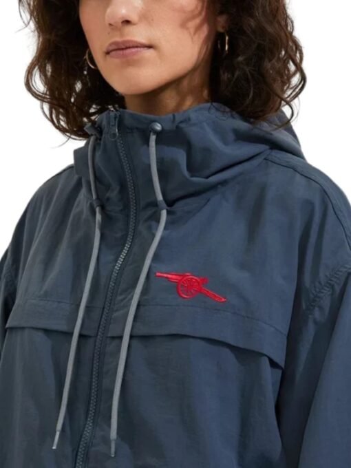 Arsenal Cannon Windbreaker Blue Jacket