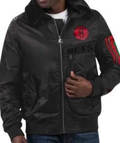 Brooklyn Nets Ty Mopkins Jacket Black