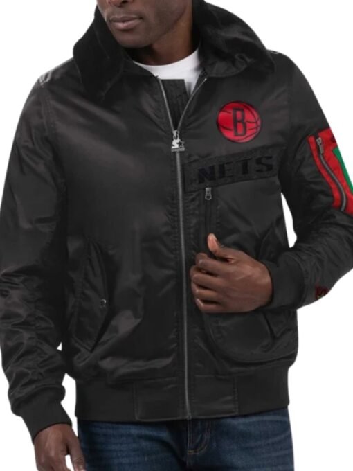 Brooklyn Nets Ty Mopkins Jacket Black
