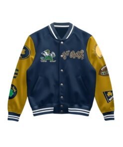 Notre Dame Fighting Irish Blue Varsity Jacket