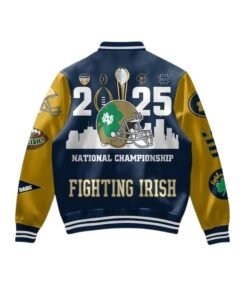 Notre Dame Blue Varsity Jacket