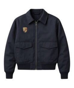 Dua Lipa Porsche Black Jacket