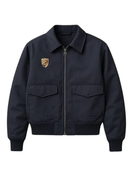 Dua Lipa Porsche Black Jacket