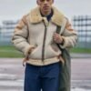 Jordan Bolger This Town Beige Shearling Jacket