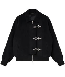 Fireman Clasp Black Jacket