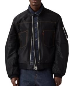 Levi’s x sacai Denim x Nylon Black/Blue Blouson Jacket