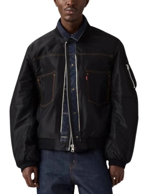 Levi’s x sacai Denim x Nylon Black/Blue Blouson Jacket