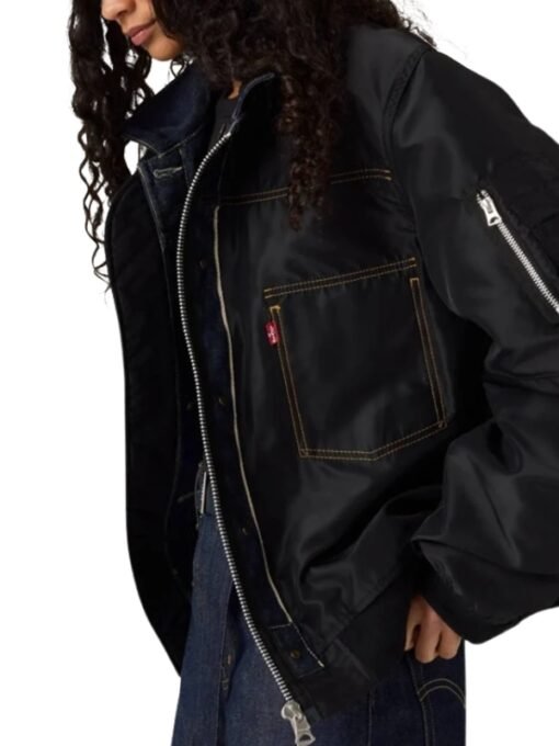 Levi’s x sacai Mens Denim x Nylon Blouson Jacket