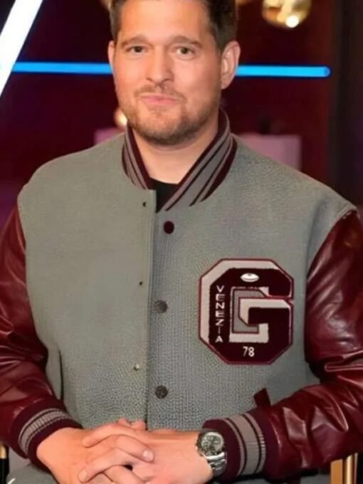 The Voice S27 Michael Buble Gray/Brown Jacket