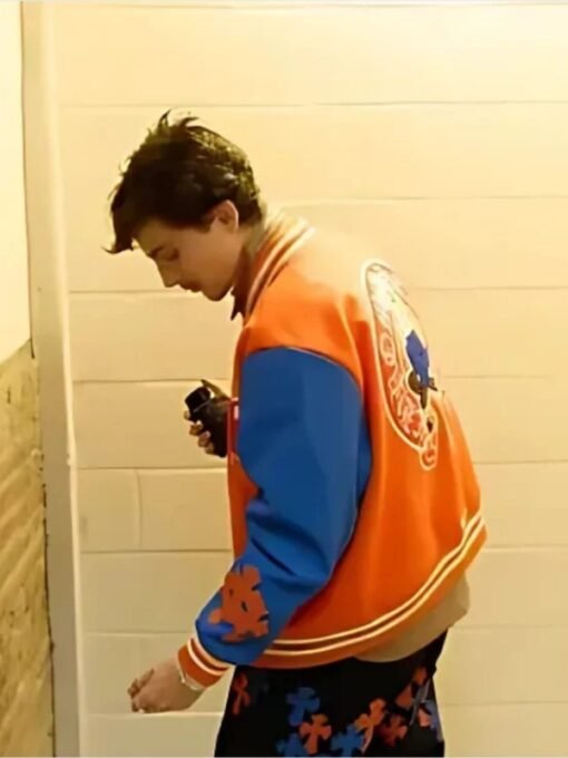 Timothée Chalamet Knicks NBA Playoffs Jacket