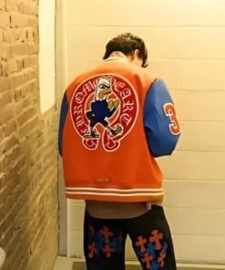 Timothée Chalamet Knicks NBA Playoffs Varsity Jacket