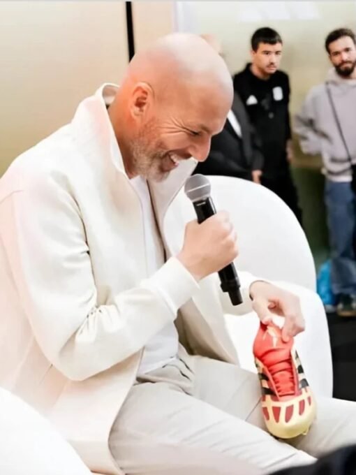 Zinedine Zidane Adidas White Jacket
