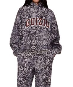 Guizio Cheetah Pullover Hoodie