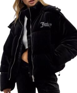 Juicy Couture Black Hooded Jacket