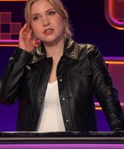Taylor Tomlinson After Midnight Black Leather Jacket