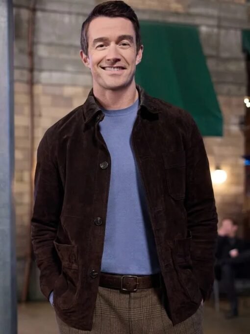 An Unexpected Valentine Robert Buckley Brown Jacket