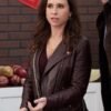 Lacey Chabert An Unexpected Valentine Leather Jacket