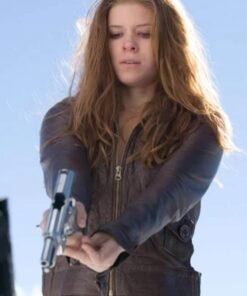 Kate Mara Shooter Brown Jacket