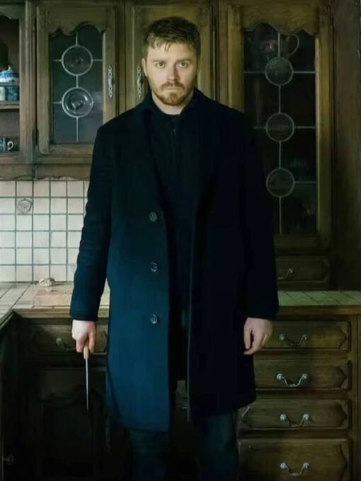 Jack Lowden Slow Horses S04 Black Coat