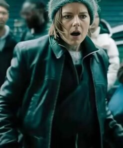 Shirley Dander S04 Slow Horses Black Leather Jacket