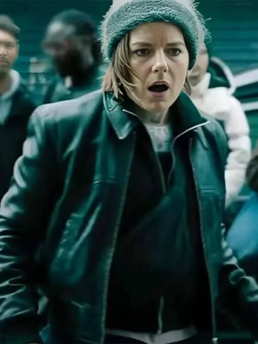 Shirley Dander S04 Slow Horses Black Leather Jacket